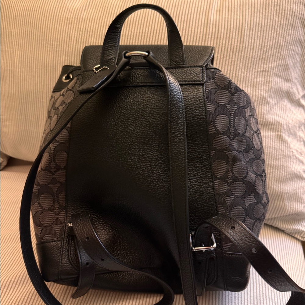 Coach Signature Brown and Black Backpack - Picture 3 of 6